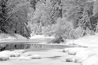 Merced River B&W